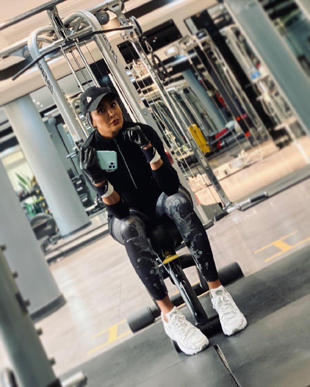 عکس لو رفته از مریم معصومی در باشگاه ورزشی ! مریم معصومی در باشگاه ورزشی !