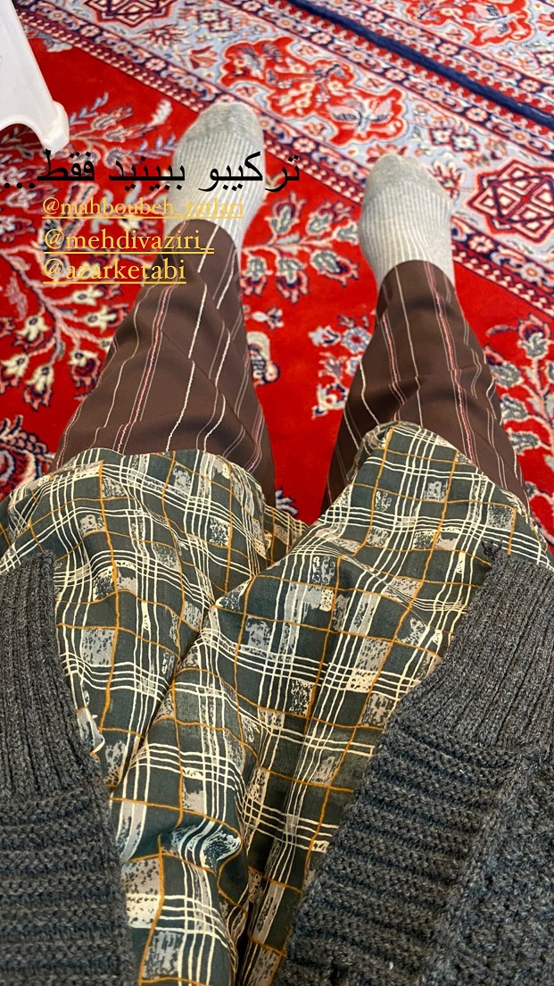 تیپ عجیب لیندا کیانی با زیر شلواری + عکس تیپ عجیب لیندا کیانی با زیر شلواری + عکس