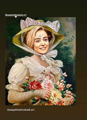 نقاشی هنری بسیار زیبا از چهره الناز حبیبی + عکس نقاشی هنری بسیار زیبا از چهره الناز حبیبی + عکس