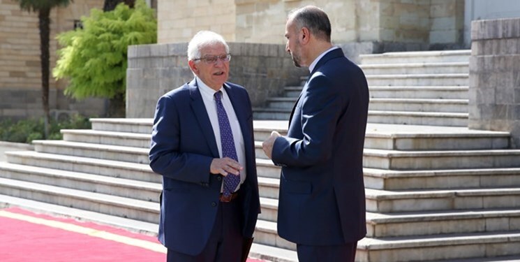 امیرعبداللهیان به بورل: نظرات خود را با رویکردی سازنده و رو به جلو به طرف آمریکایی ارائه کردیم امیرعبداللهیان به بورل: نظرات خود را با رویکردی سازنده و رو به جلو به طرف آمریکایی ارائه کردیم