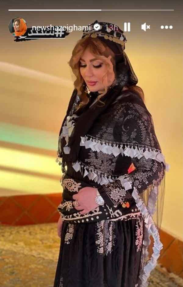 تیپ جدید نیوشا ضیغمی در قهوه ترک/عکس تیپ جدید نیوشا ضیغمی در قهوه ترک/عکس