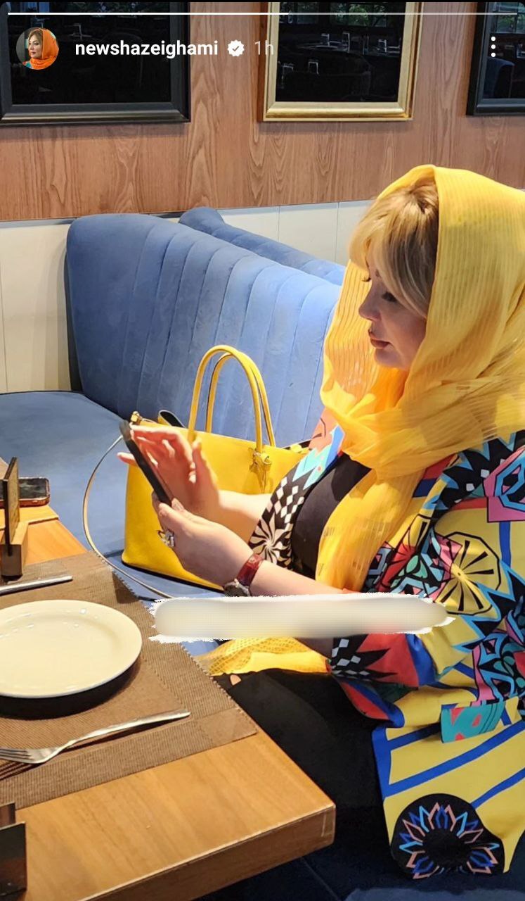 عکس جدید از تیپ رنگارنگ نیوشا ضیغمی عکس جدید از تیپ رنگارنگ نیوشا ضیغمی