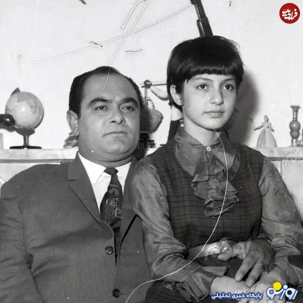 عکس/ چهره خاص و دیدنی گوگوشِ در کنار پدرش ۶۴ سال پیش عکس/ چهره خاص و دیدنی گوگوشِ در کنار پدرش ۶۴ سال پیش