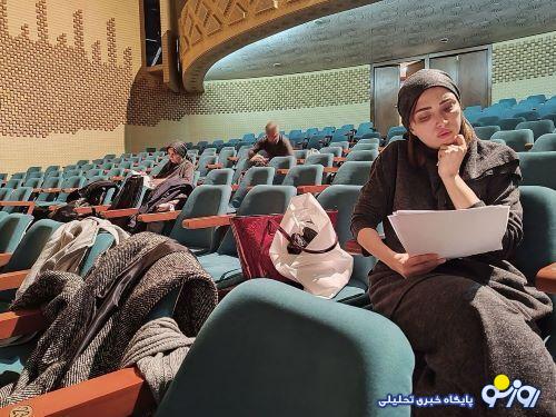 بهنوش طباطبایی در حال تمرین تئاتر (عکس) بهنوش طباطبایی در حال تمرین تئاتر (عکس)