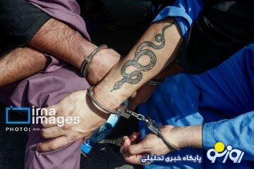 دستگیری قمهکشها در تهران/ عکس دستگیری قمهکشها در تهران/ عکس