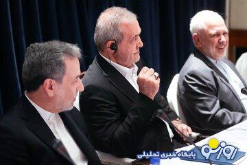 شرط ایران برای مذاکره مستقیم با آمریکا از زبان ظریف /دولت پزشکیان هیچ موشک و پهپادی به روسیه نداده /ایران هیچ علاقهای به انتخابات آمریکا ندارد شرط ایران برای مذاکره مستقیم با آمریکا از زبان ظریف /دولت پزشکیان هیچ موشک و پهپادی به روسیه نداده /ایران هیچ علاقهای به انتخابات آمریکا ندارد