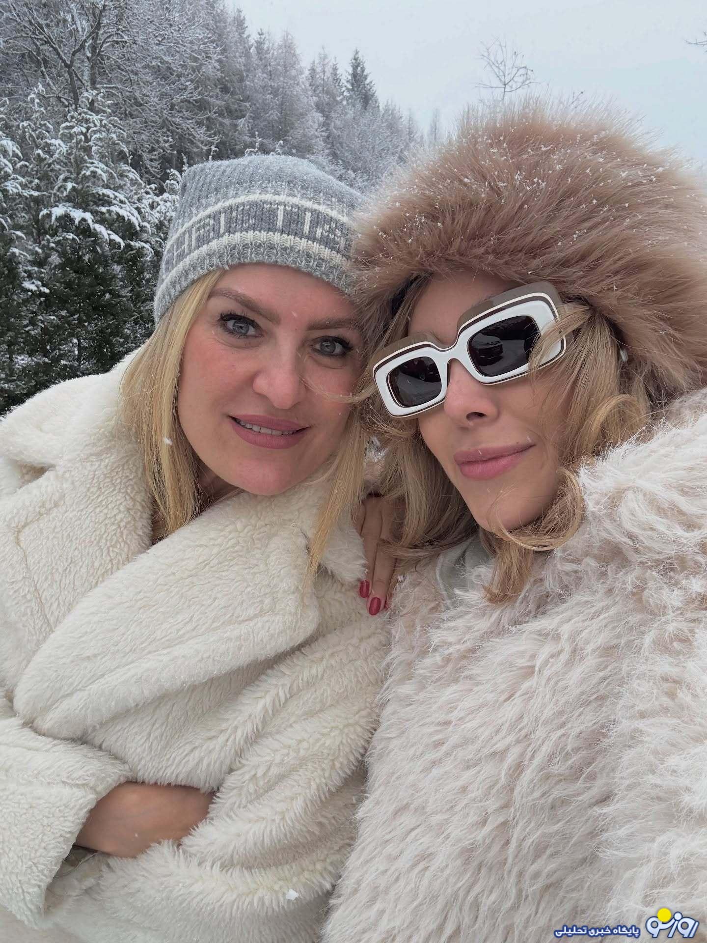 تصویری از رضا قوچان‌نژاد و سروین بیات در اتریش