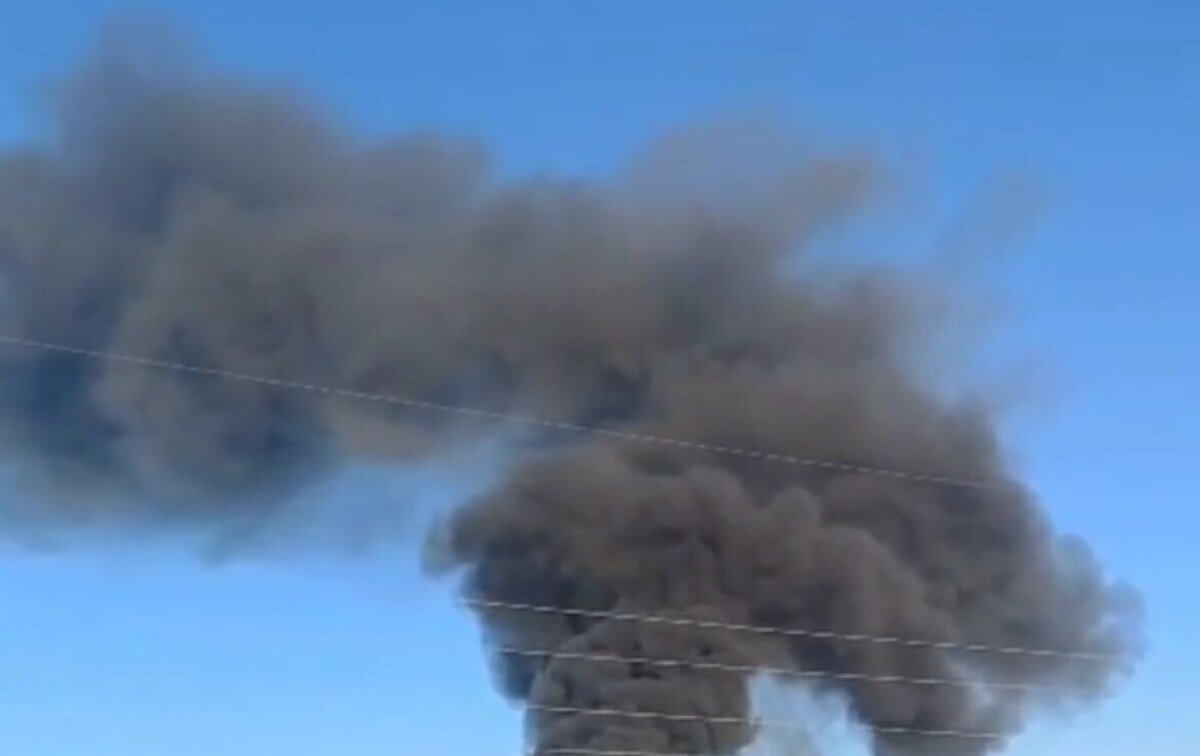 آتش گرفتن نفتکش ایرانی در مرز افغانستان+ فیلم