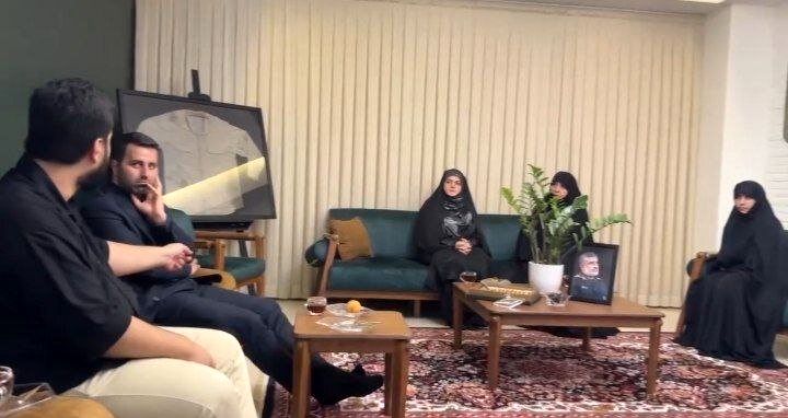 دختر پزشکیان در خانه سردار شهید حاجیزاده + تصاویر