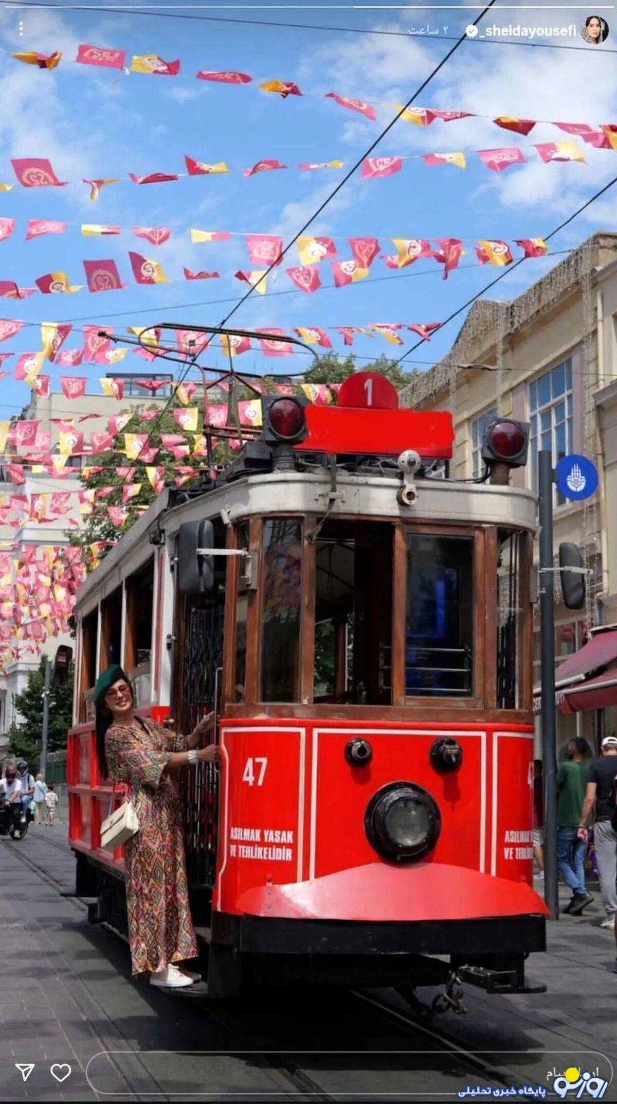 بازیگر ایرانی در خیابان استقلال استانبول! بازیگر ایرانی در خیابان استقلال استانبول!