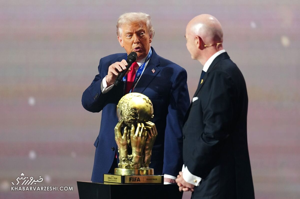 دونالد ترامپ و رئیس فیفا