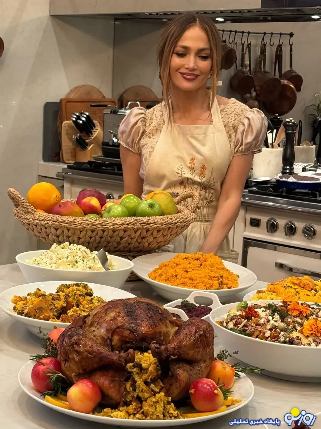 شام بوقلمونِ جنیفر لوپز شام بوقلمونِ جنیفر لوپز